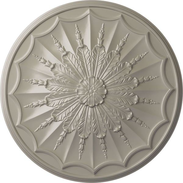 Ekena Millwork Artis Ceiling Medallion, Hand-Painted Pearl White, 27 1/8"OD x 2 5/8"P CM27ARPWS - main